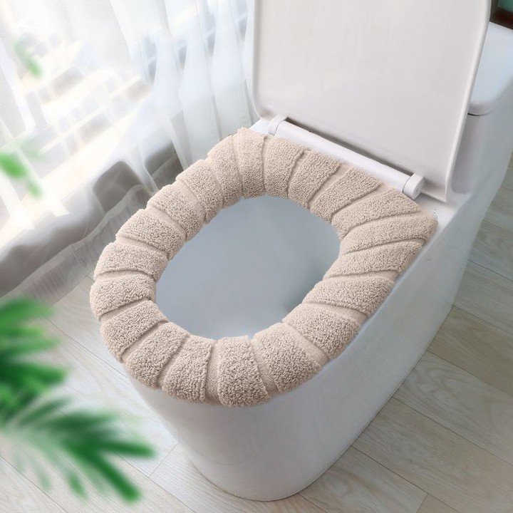 Thảm Nỉ Lót Bồn Cầu Gia Đình Văn Phòng Công Sở Đồ Dùng Thiết Bị Nhà Tắm Toilet Phòng Tắm Bảo Vệ Sức Khỏe Gia Đình Trẻ Em