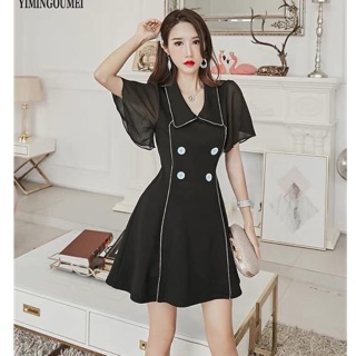 Đầm xoè tay voan bigsize 65-85kg