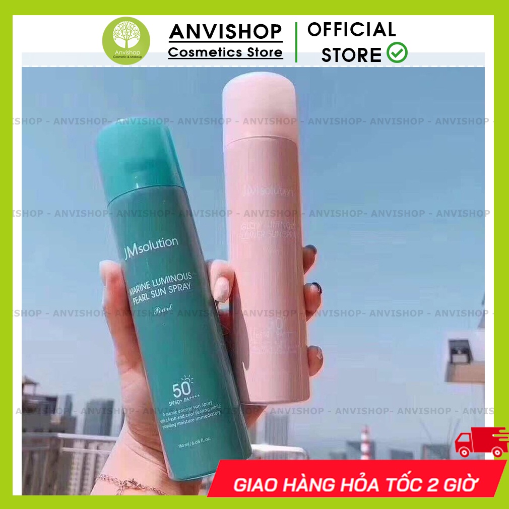 Xịt Chống Nắng Jm Solution SPF50 dung tích 180ml