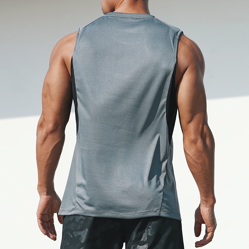 Áo Thun Thể Thao Không Tay Dáng Rộng Mau Khô Size M-3XL