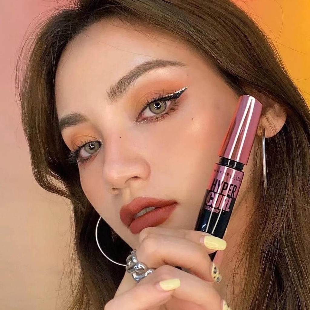 Mascara Dài Mi và Cong Mi Maybelline New York Hyper Curl Waterproof Chuốt Mi Đen 9.2ml