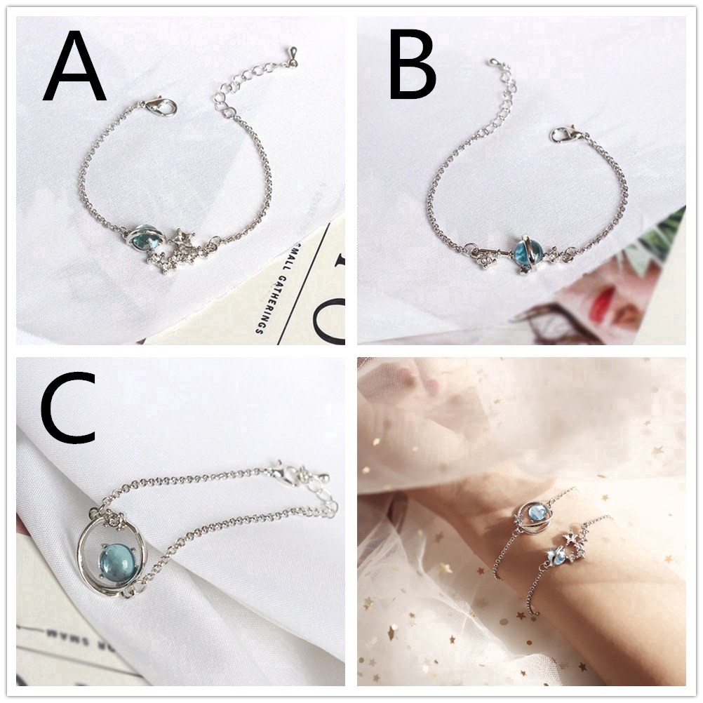 Lắc tay kiểu dáng cổ điển đính chòm sao xinh xắn