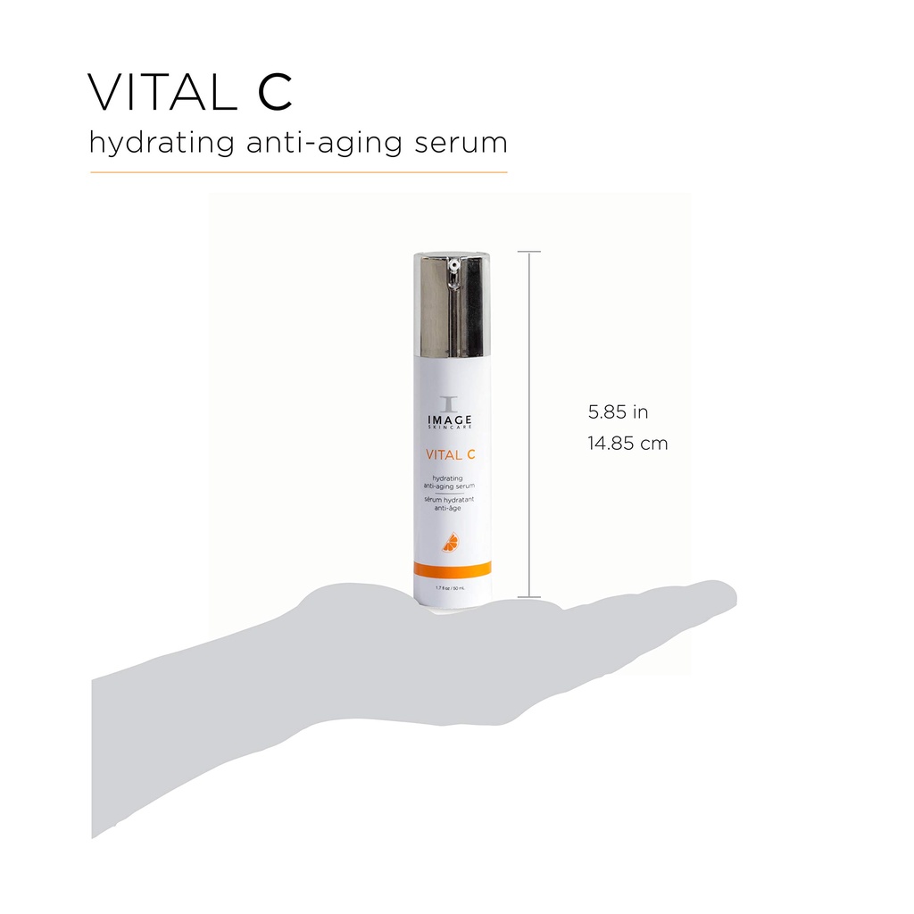 Serum dưỡng ẩm, làm dịu da nhạy cảm, chống lão hóa da Vital C Hydrating Anti Aging Image Skincare 50ml