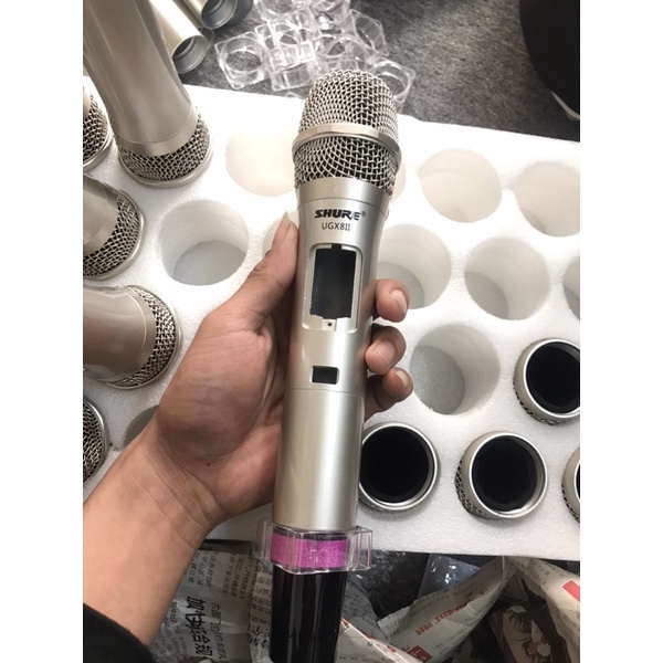 Trọn bộ Vỏ Mic UGX8ii Kèm chụp lưới đầy đủ