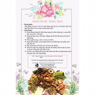 Thảo dược xông mặt thiên nhiên chuyên dùng trong spa - Shop làm đẹp Handmade