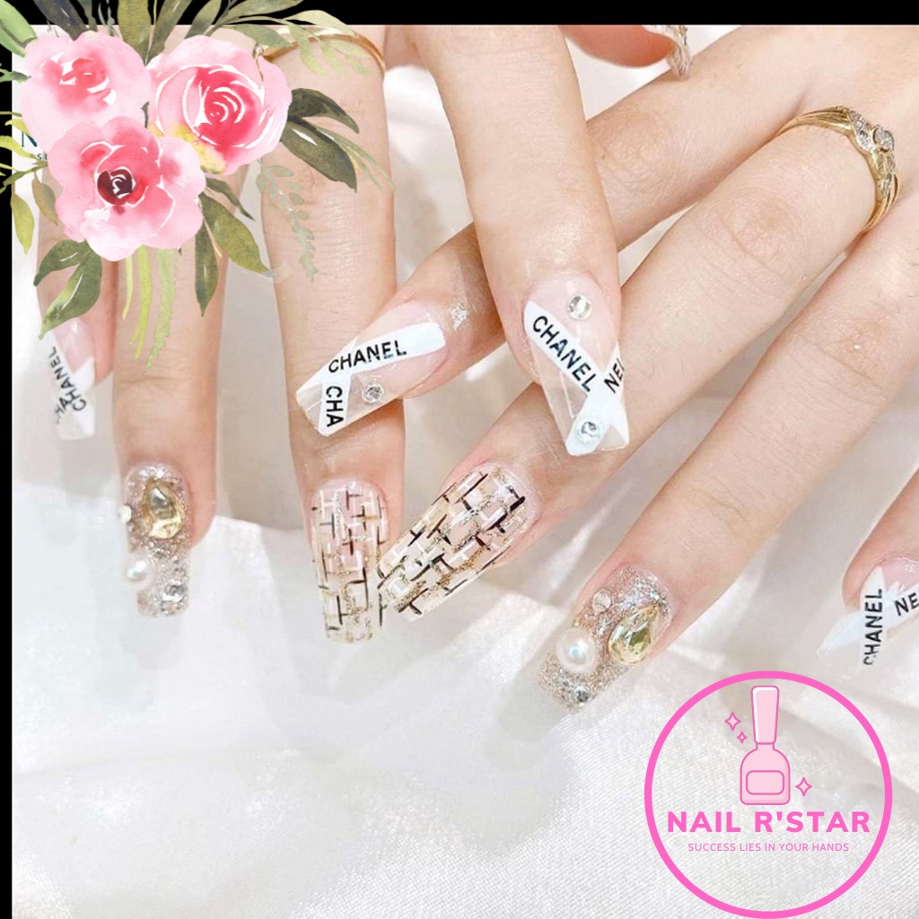Kẹp móng úp gel gôm - Kẹp cố định phom móng giữ móng nối vào phom chuẩn đẹp NAIL R’STAR