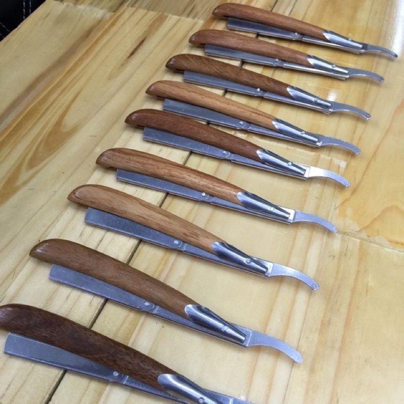 Cán Dao Cạo Mặt, Cạo Râu, Lông Mày DCPX-NTA cán dao gỗ cứng cáp