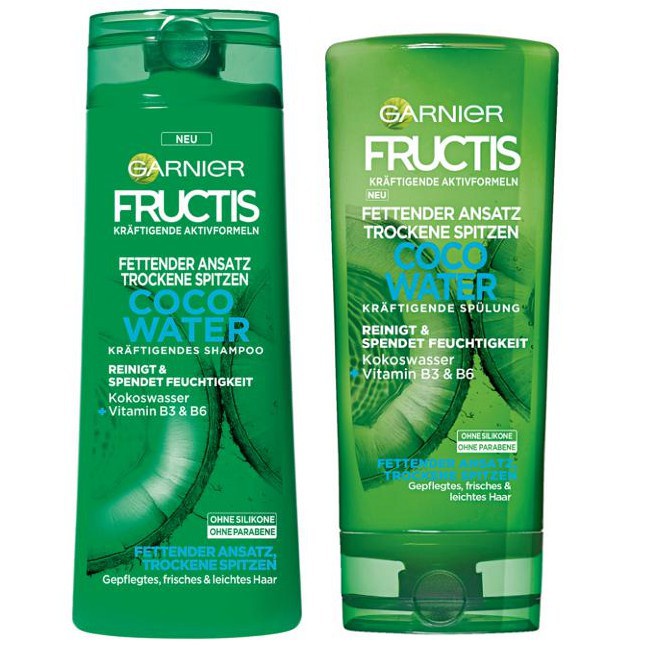 Dầu Gội, Dầu Xả Garnier Fructis 250ml/200ml - Chuẩn Đức