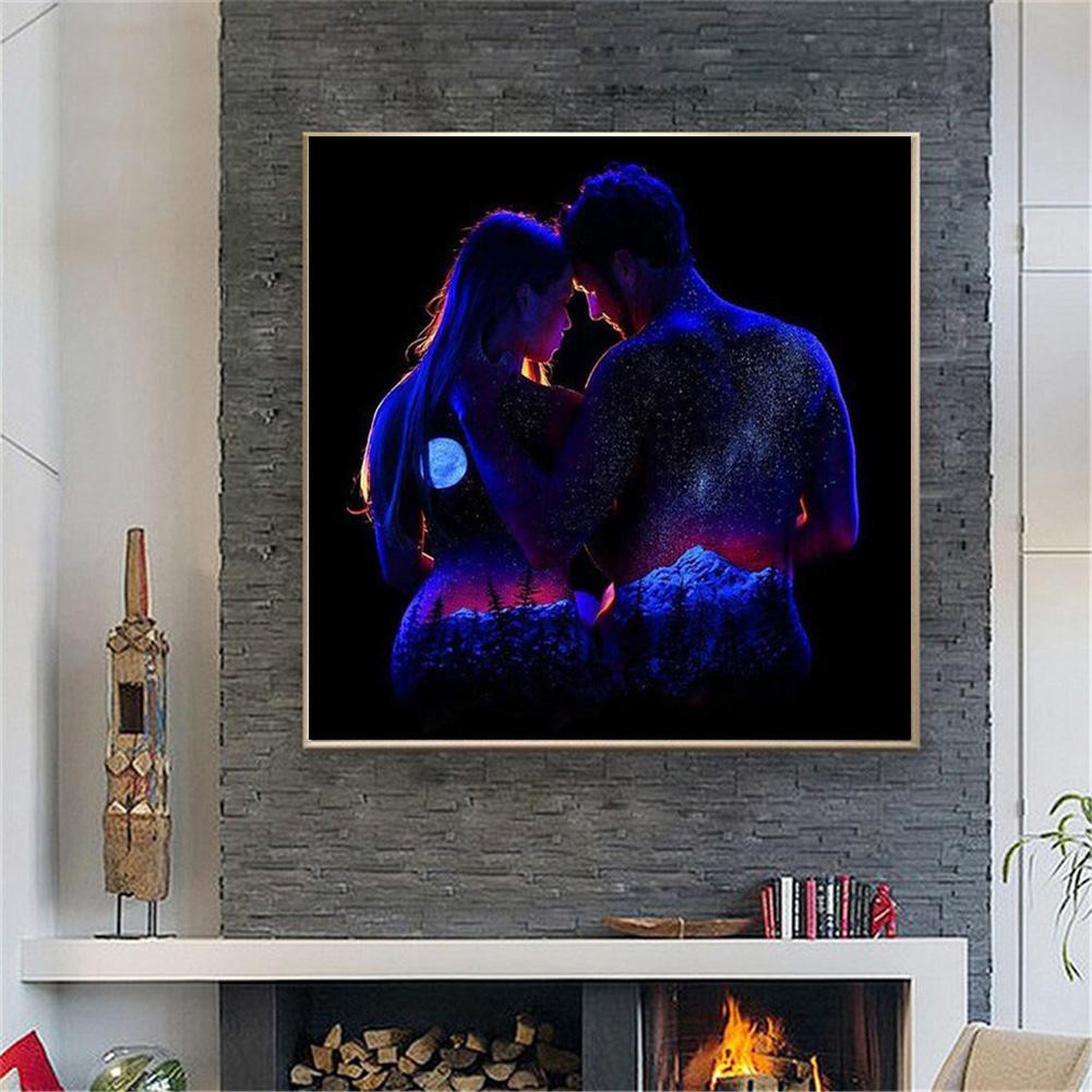 Couple Lovers 5D Full Drill Diamond Painting Embroidery DIY Cross Stitch