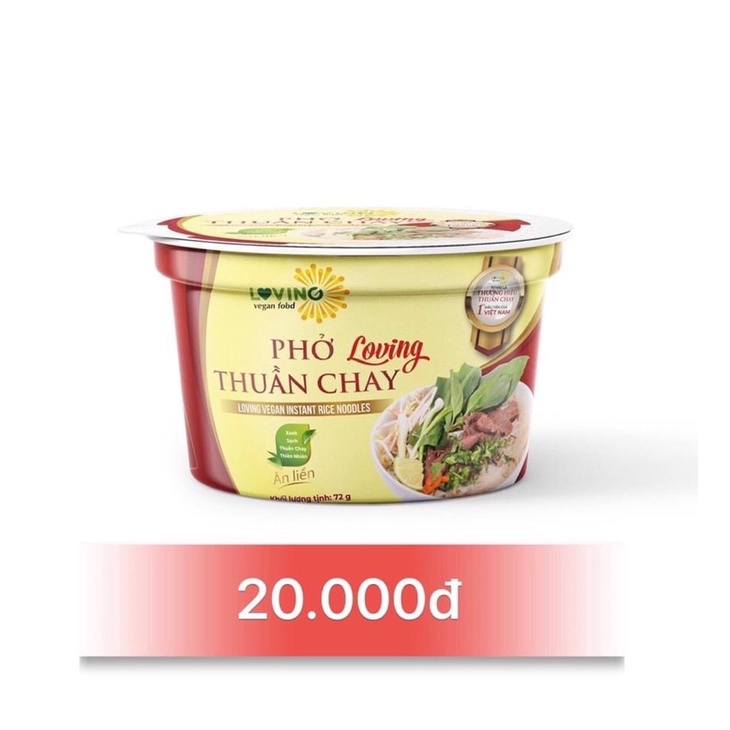 PHỞ HỘP ĂN LIỀN THUẦN CHAY LOVING | BigBuy360 - bigbuy360.vn