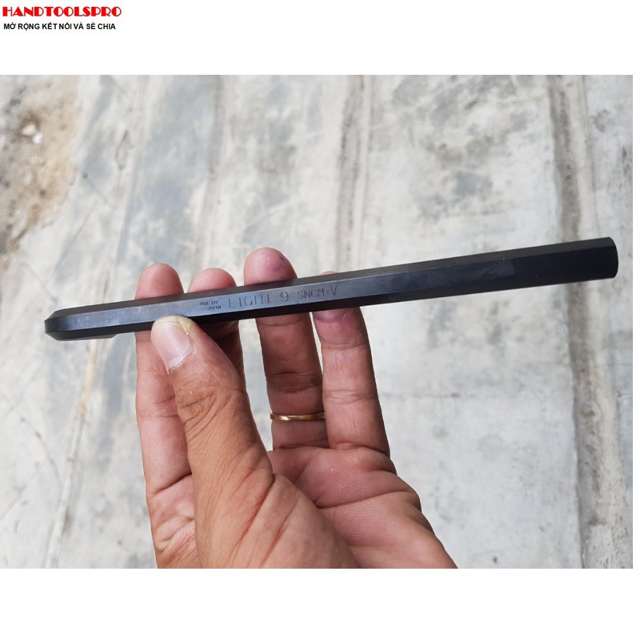 9mm Lục giác đen đầu bằng NHẬT BẢN No.008-9 EIGHT