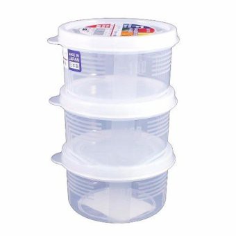 Bộ 3 Hộp Nhựa Trữ Đông Đồ Ăn Dặm NAKAYA Cho Bé Loại 180ml