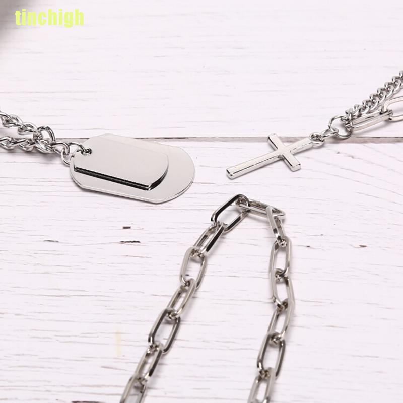 Dây Chuyền Dài Mặt Thánh Giá Bằng Kim Loại Thời Trang Dành Cho Nam Và Nữ