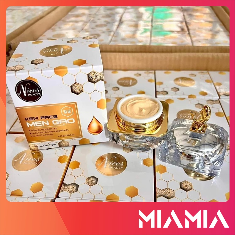Kem Face Men Gạo Nicos Beauty Chính Hãng