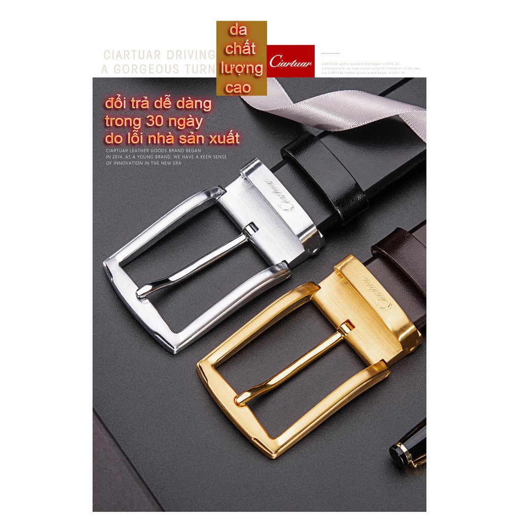 [HÀNG CHẤT] dây nịt nam thắt lưng da doanh nhân thời trang nhập khẩu ciartuar italy | BigBuy360 - bigbuy360.vn