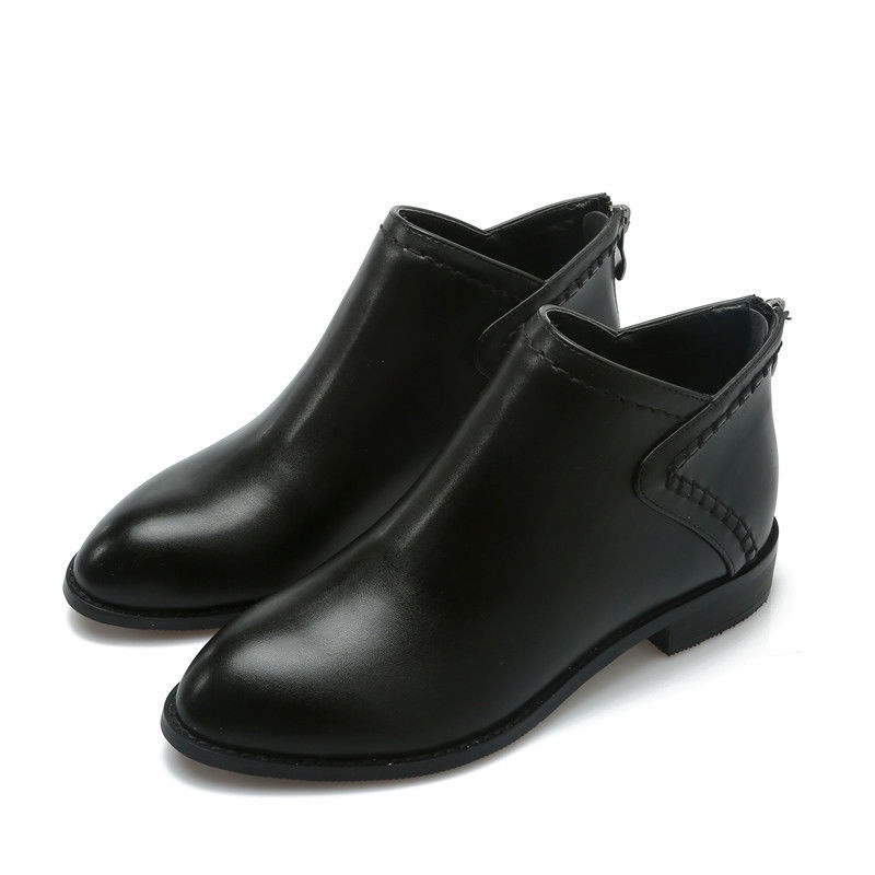 Giày bốt martin cổ thấp đế bằng phong cách mới thời trang dành cho nữ | BigBuy360 - bigbuy360.vn