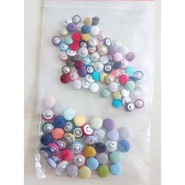 Combo 10 Nút bọc vải linen