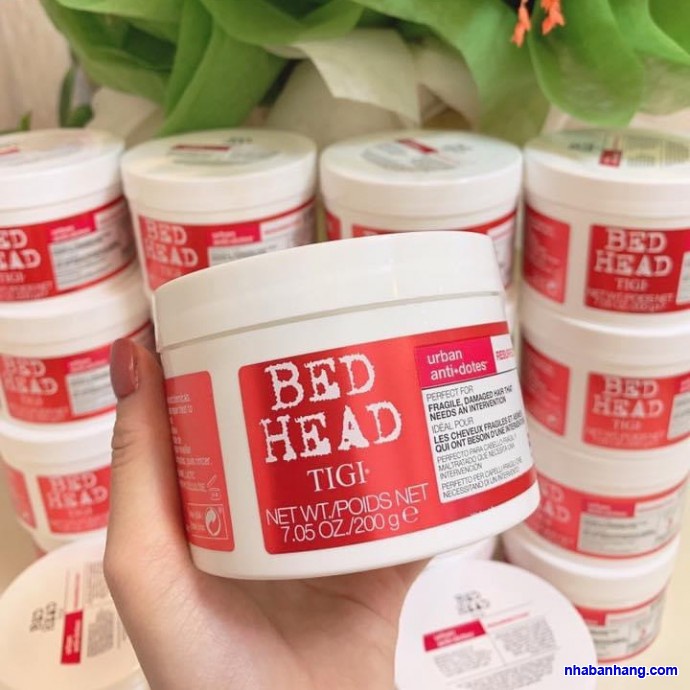 [Giá Sỉ] Kem Ủ Tóc Tigi Bed Head Đỏ 200g - Chứa Nano Collagen Hồi Sinh Tóc Hư Tổn