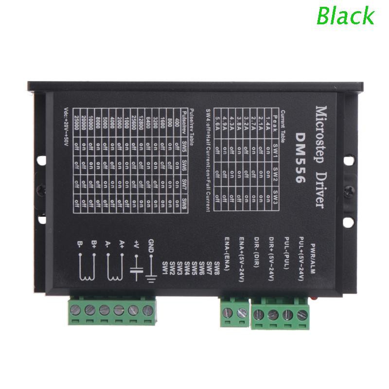 Black DM556 2-phase Digital Stepper Motor Driver 42/57/86 Stepper Motor Driver For CNC