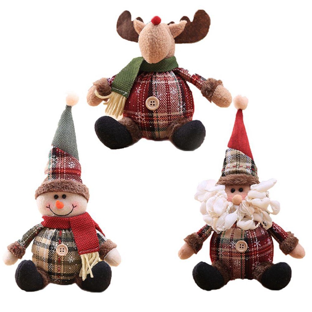 Búp Bê Trang Trí Giáng Sinh Hình Ông Già Noel