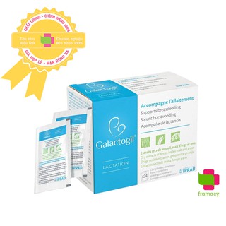 (Hà Nam) Cốm lợi sữa Galactogil Lactation, Pháp (24 gói) tăng cường tiết sữa cho mẹ sau sinh và cho con bú