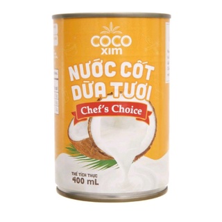Nước cốt dừa tươi Betrimex Cocoxim Chef's Choice lon 400ml