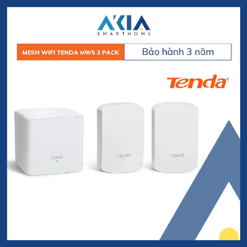 Mesh Wifi Tenda NOVA MW5 Chính hãng (3 pack). VI TÍNH QUỐC DUY