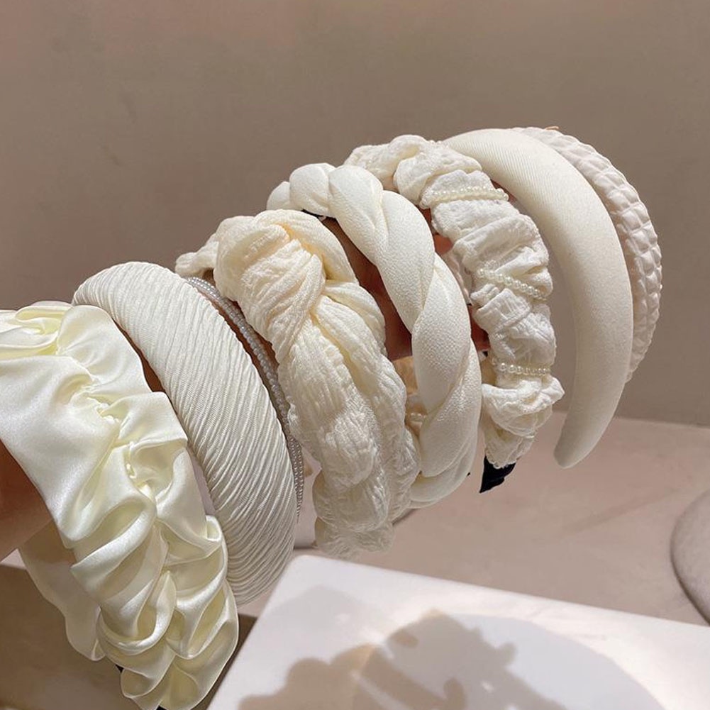 Băng Đô Cài Tóc Màu Sắc Nhã Nhặn Thanh Lịch Dành Cho Nữ