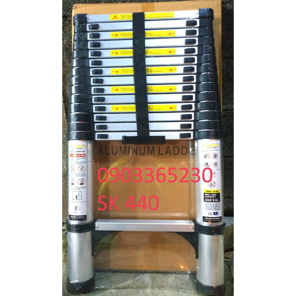 Thang nhôm rút SUMIKA  SK 440 VẬN CHUYỂN SIÊU RẺ