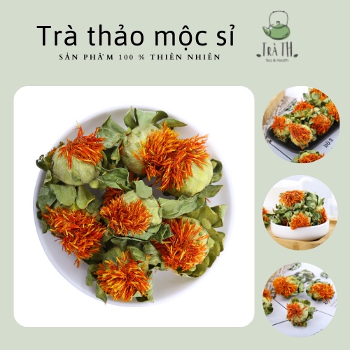 Cây Hồng Hoa rum carthame giảm đau bụng kinh nguyên bông 100g (Nhụy Hoa Hồng Tây Tạng)