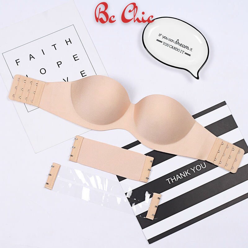 ÁO LÓT ĐÚC KHÔNG DÂY CHỐNG TỤT SANG CHẢNH 218 BC_CHIC LINGERIE