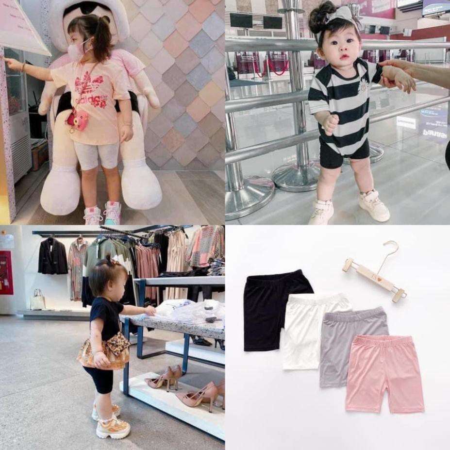 QUẦN LEGGING ĐÙI CHẤT cotton CHO BÉ GÁI 8-18Kg