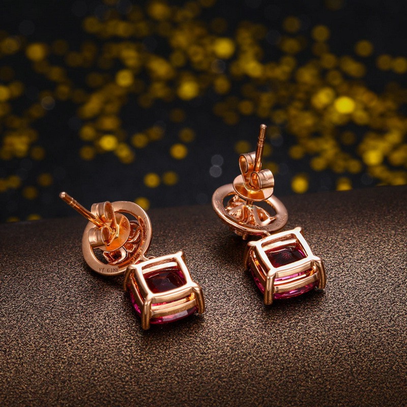 Khuyên tai tạo hình hoa hồng thời trang hàn quốc dành cho nữ