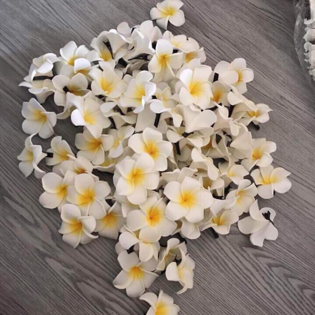 Combo 50 kẹp tóc hoa sứ size 7cm