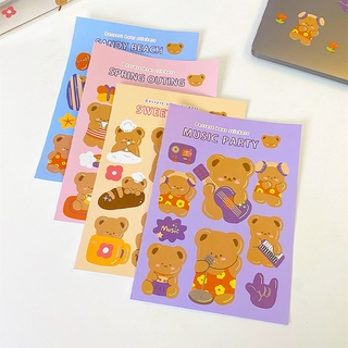 Flowertree Sticker Miếng Dán Trang Trí Sổ Lưu Niệm