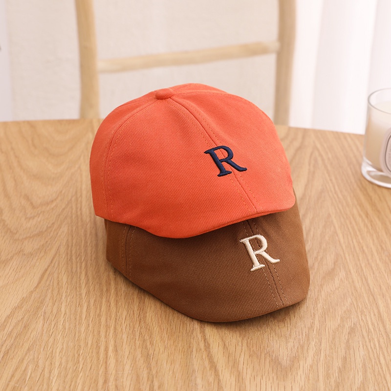 Mũ Beret Thêu Chữ R Mới Cho Trẻ Em