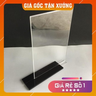 [Mica Việt Nam] [Giá gốc Tận Xưởng] Kệ Menu Mica A4 - Đế lùa 02 mặt