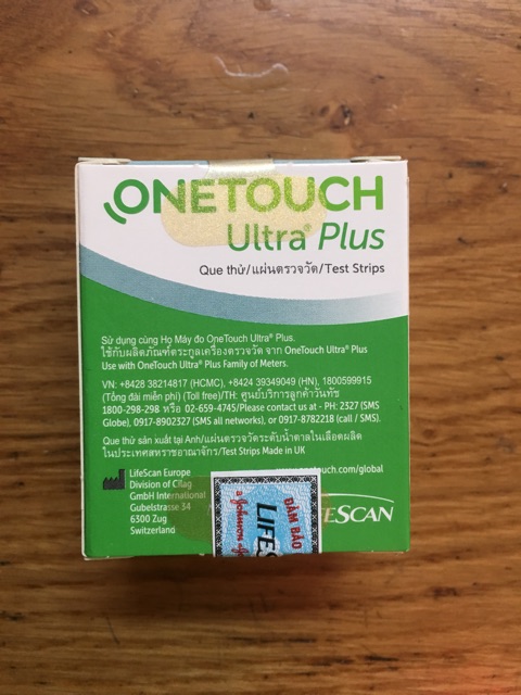 Que Thử Đường Huyết OneTouch Ultra Plus