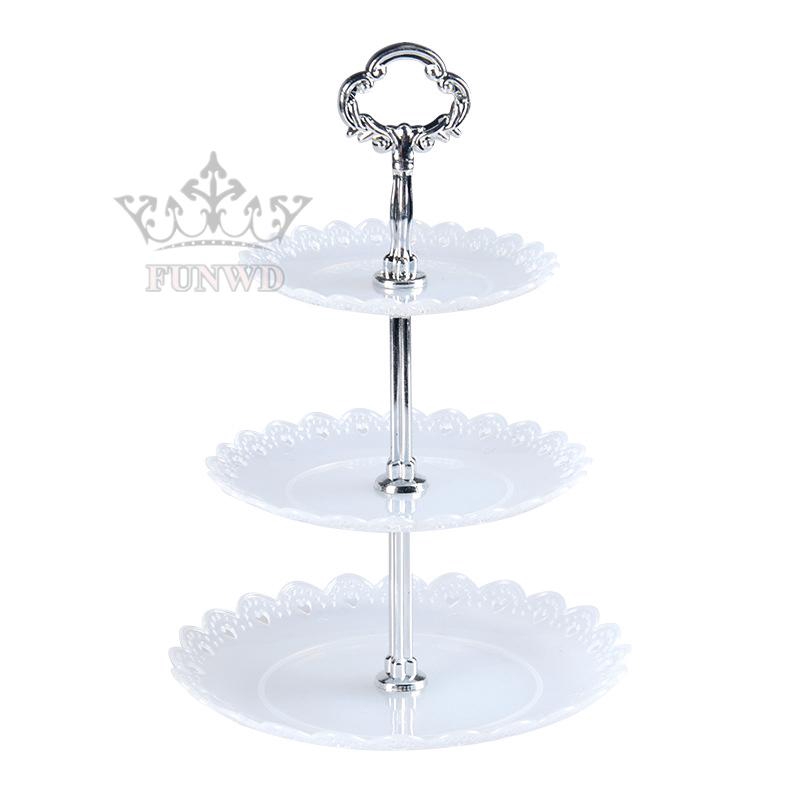 Khay bằng nhựa trưng bày bánh kẹo/trái cây tiện lợi cho đám cưới/giáng sinh/sinh nhật