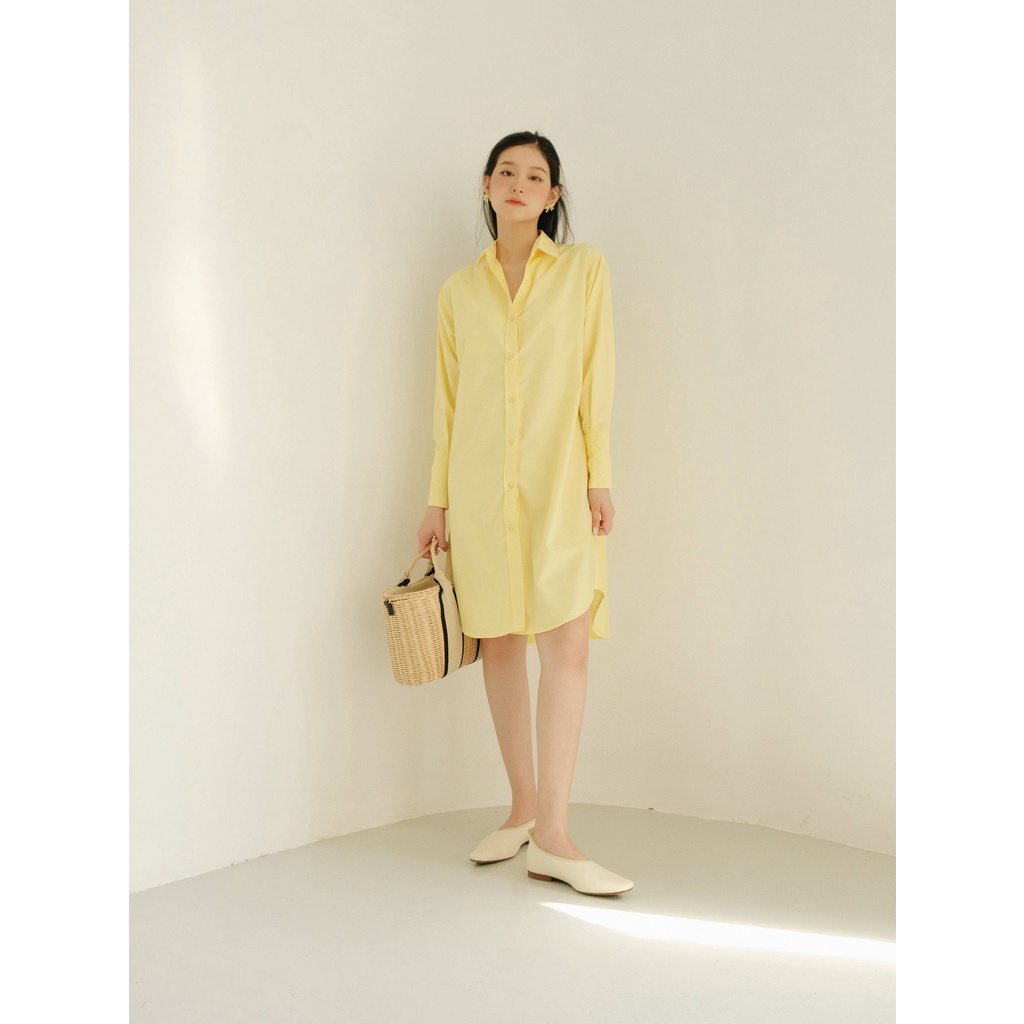 THE19CLUB - Váy sơmi cotton cơ bản - OXFORD SHIRTDRESS
