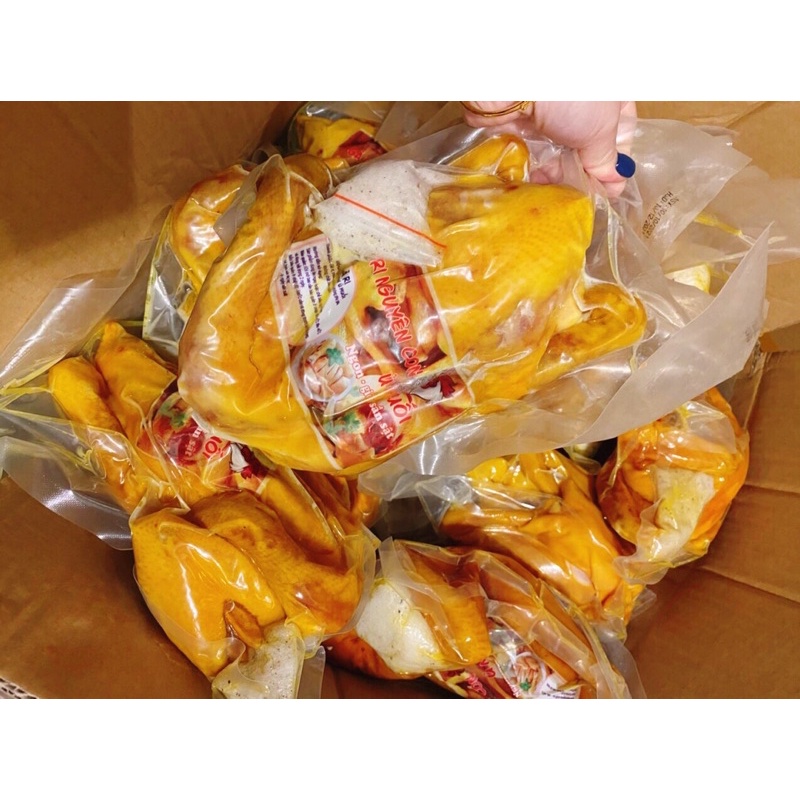 Gà ri ủ muối hoa tiêu nguyên con/gà hun khói dai ngon đậm đà kèm nước chấm/ tiện lợi bữa nhậu, ăn liền, Now ship Hà Nội