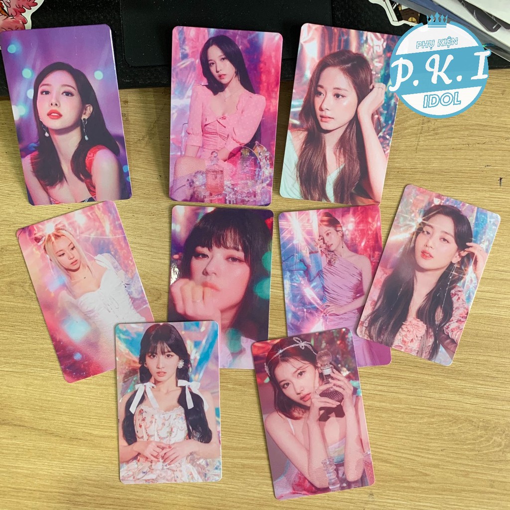 Bộ 9 Tấm Card Hàn Twice Taste Of Love Lung Linh Làm Quà Tặng