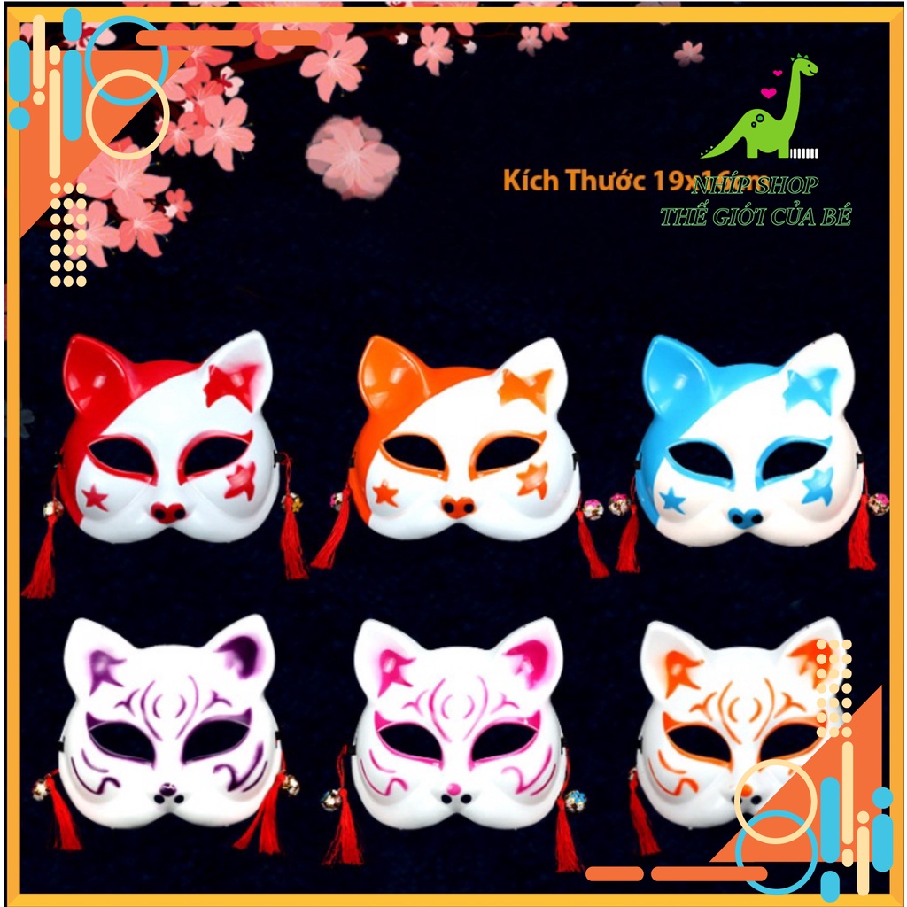 Mặt nạ mèo phong cách nhật bản hoá trang lễ hội Cosplay, Quay Tiktok | BigBuy360 - bigbuy360.vn