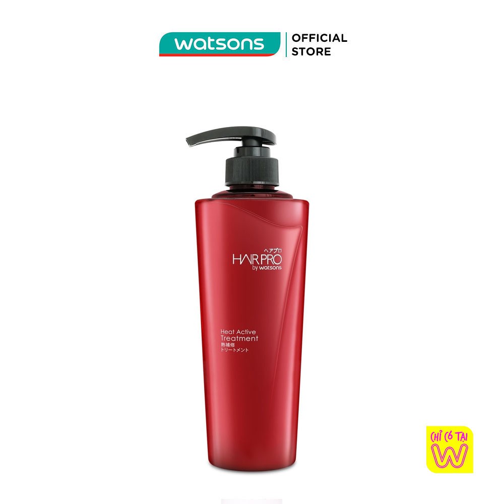 Dầu Xả Hair Pro By Watsons Heat Active Bảo Vệ Phục Hồi Tóc 500ml