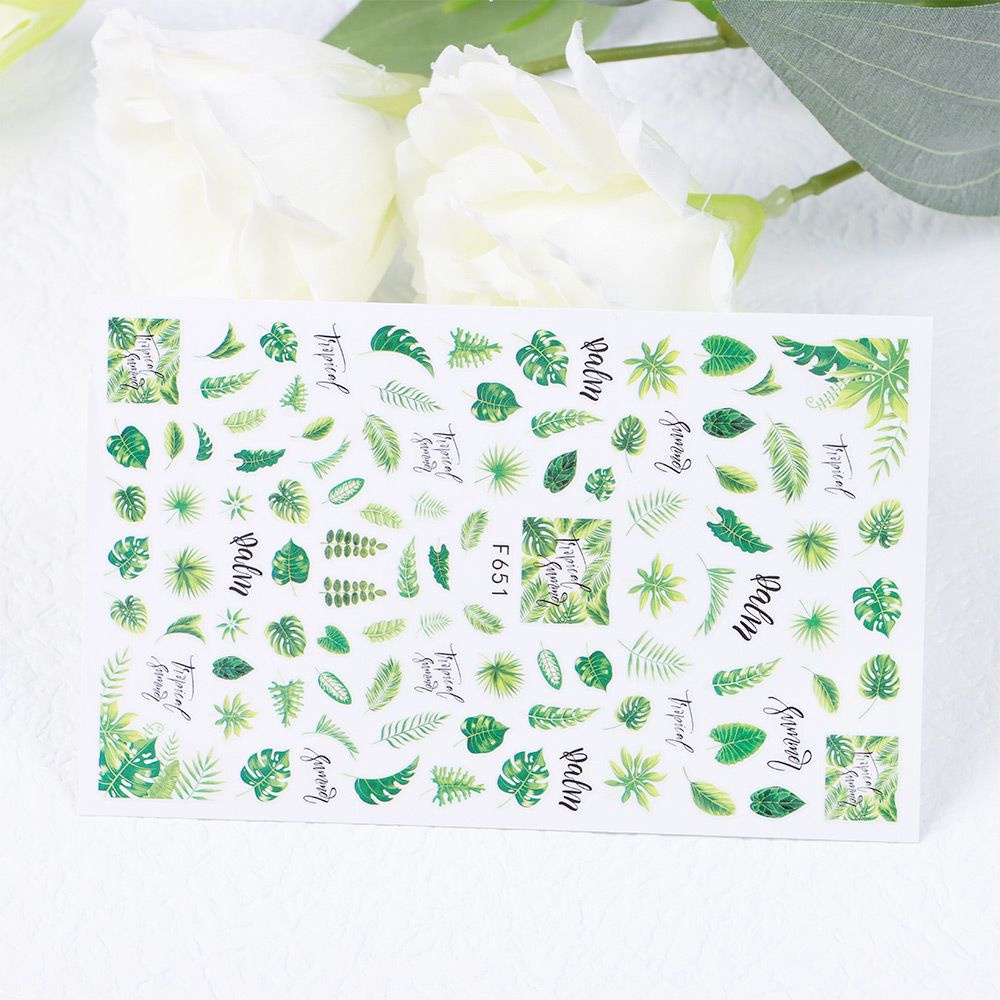 Miếng Dán Trang Trí Móng Tay Hình Cây Kem Mùa Hè 3D Thời Trang Cho Nữ DIY