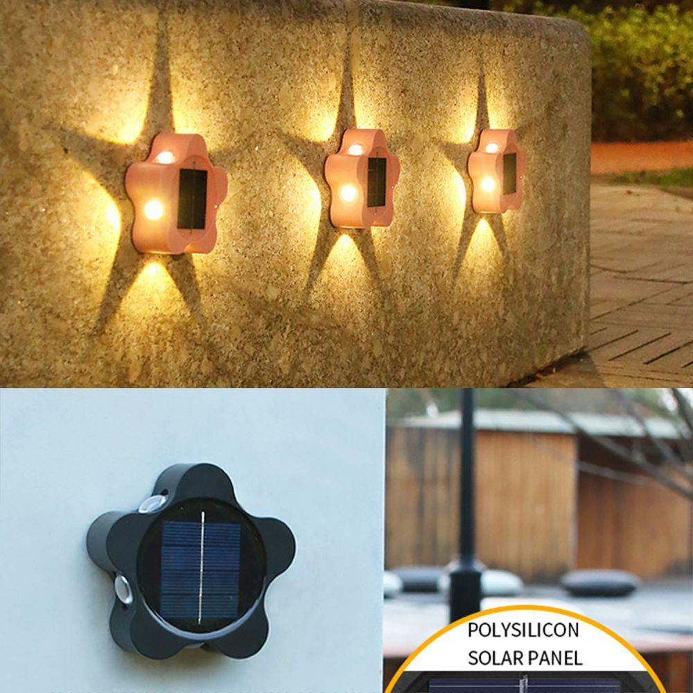 Bộ 4 Đèn LED Năng Lượng Mặt Trời Chống Thấm Nước Chiếu Sáng LAKAMIER