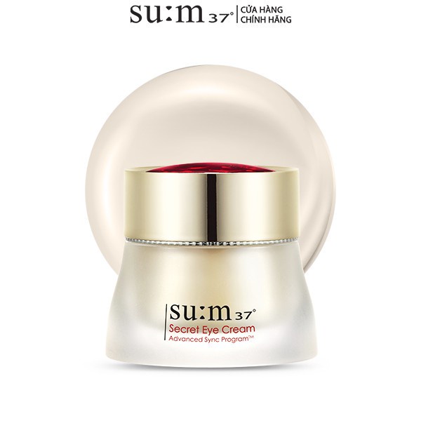 [Mã VISAPREMIUM giảm 150K]Kem dưỡng ngăn ngừa lão hóa da vùng mắt Su:m37 Secret Eye Cream 50ml