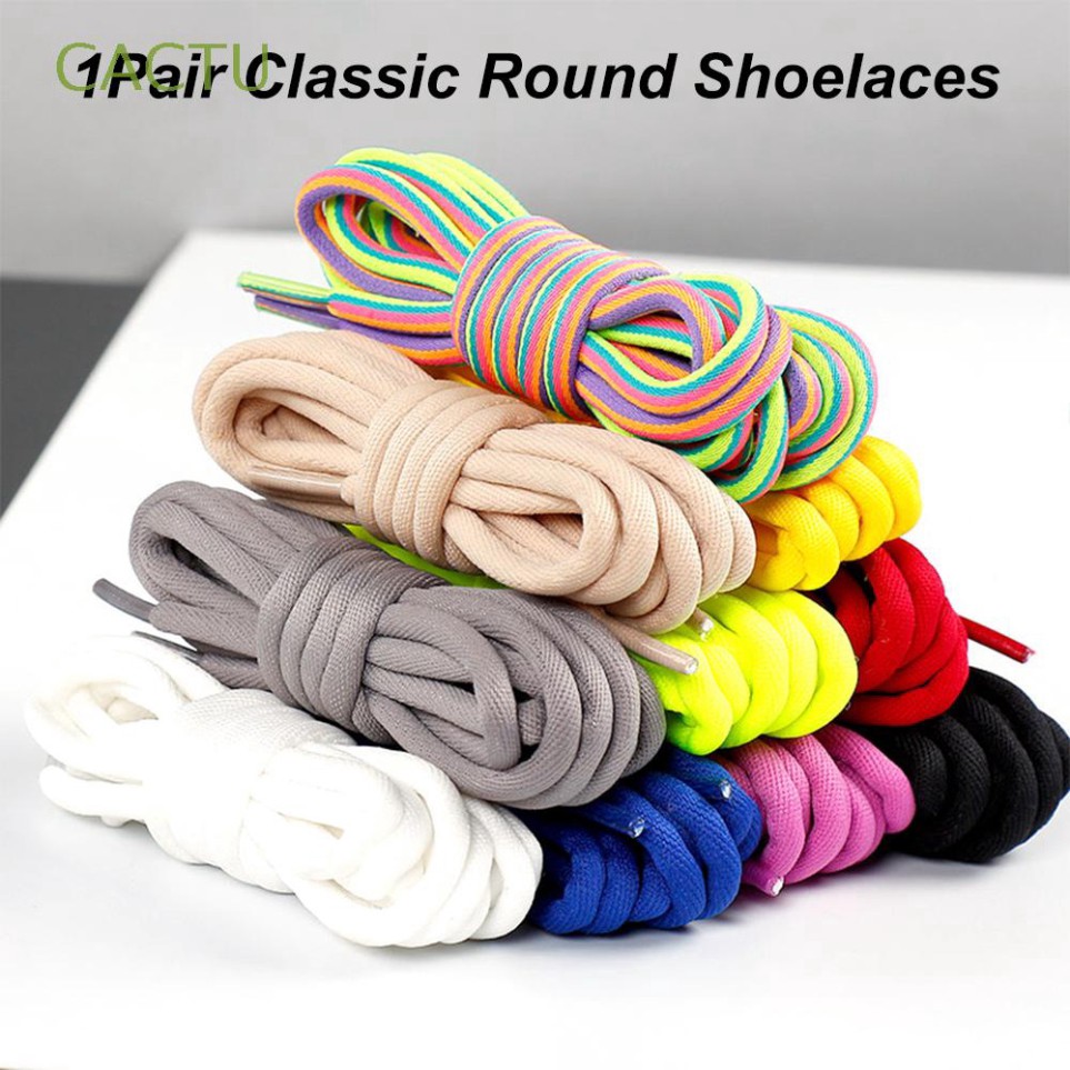 Sale 73% Dây giày thể thao dạng tròn màu trơn siêu bền tùy chọn, Giá gốc 23000đ - 8G92