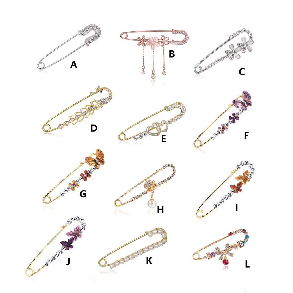 Ghim Cài Áo Hình Bông Hoa Bằng Hợp Kim Tráng Men Thời Trang