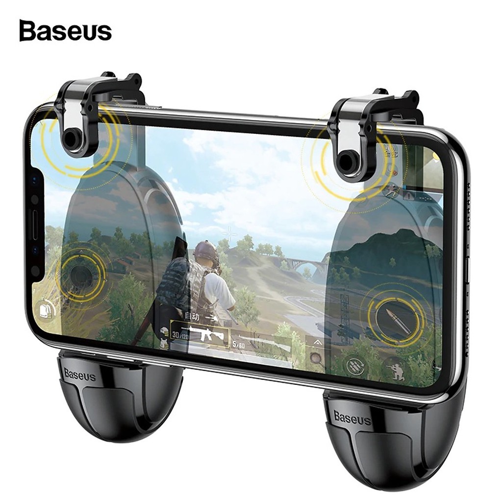 Bộ gamepad nút hỗ trợ chơi game PUBG Baseus Holder cho điện thoại máy tính bảng (Màu ngẫu nhiên)